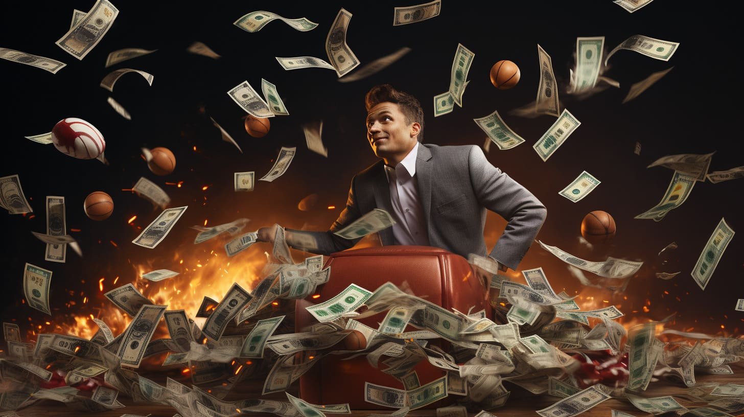 Responsible gaming and budget thinking visual for 9 bad sports guide